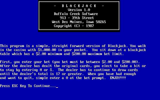 Blackjack