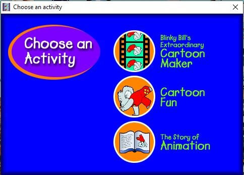 Blinky Bill's Cartoon Maker