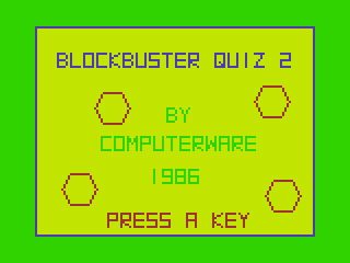 Blockbuster Quiz 2