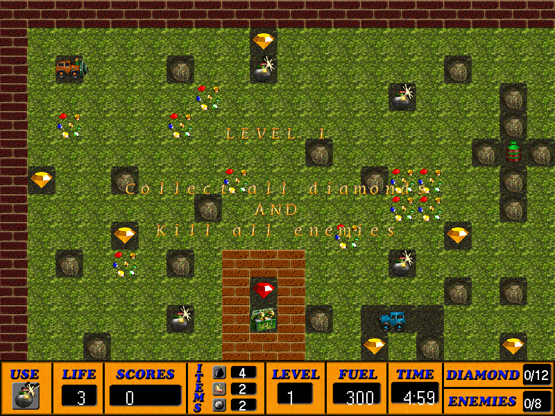 Bomberman vs Digger