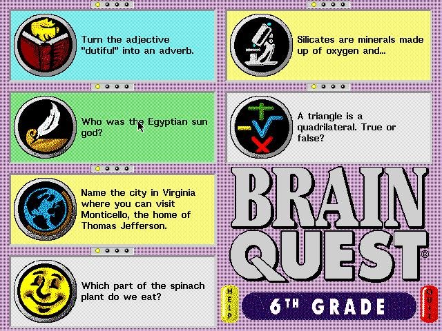 Brain Quest 6th Grade Edition