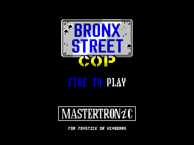 Bronx Street Cop