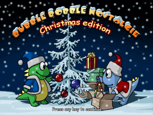 Bubble Bobble Nostalgie Christmas Edition
