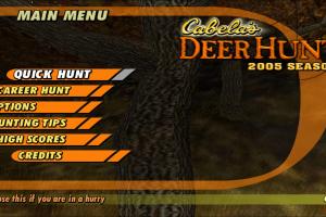 Cabela's Deer Hunt: 2005 Season