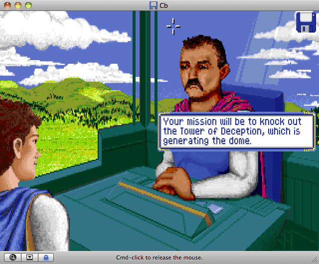 Captain Bible in Dome of Darkness