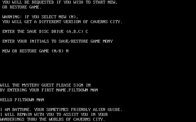 Caverns City