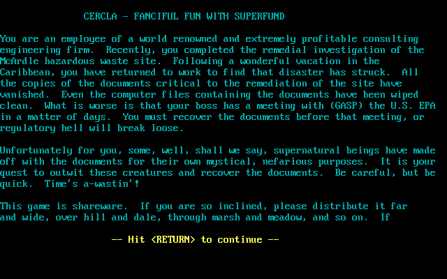Cercla: The Game