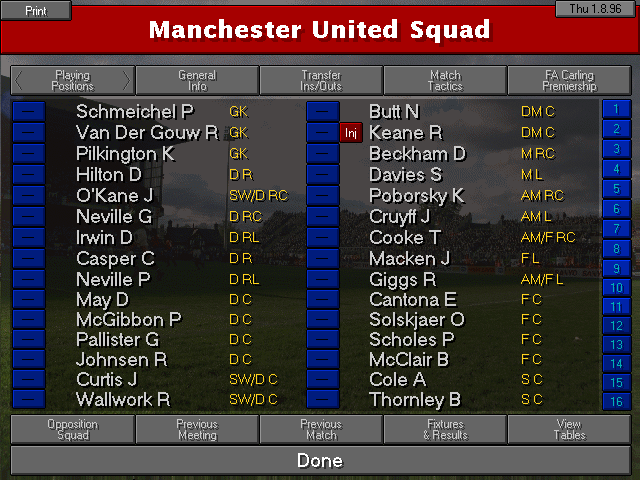 Championship Manager 2: Including Season 96/97 Updates