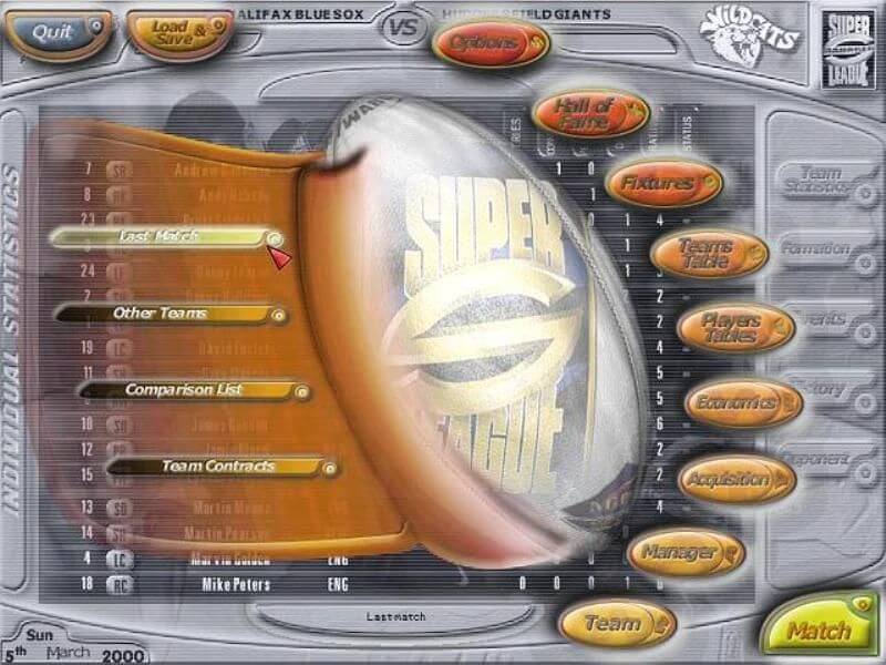 Championship Rugby Manager