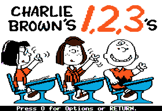 Charlie Brown's 1,2,3's