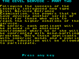 Civil Service - II