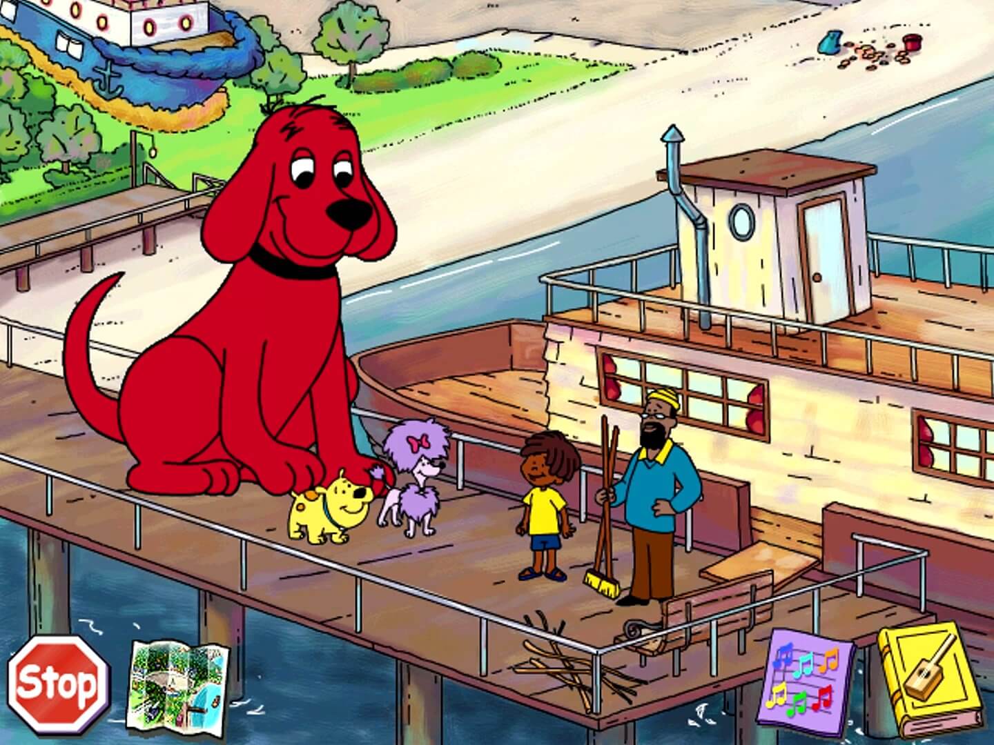 Clifford the Big Red Dog: Musical Memory Games