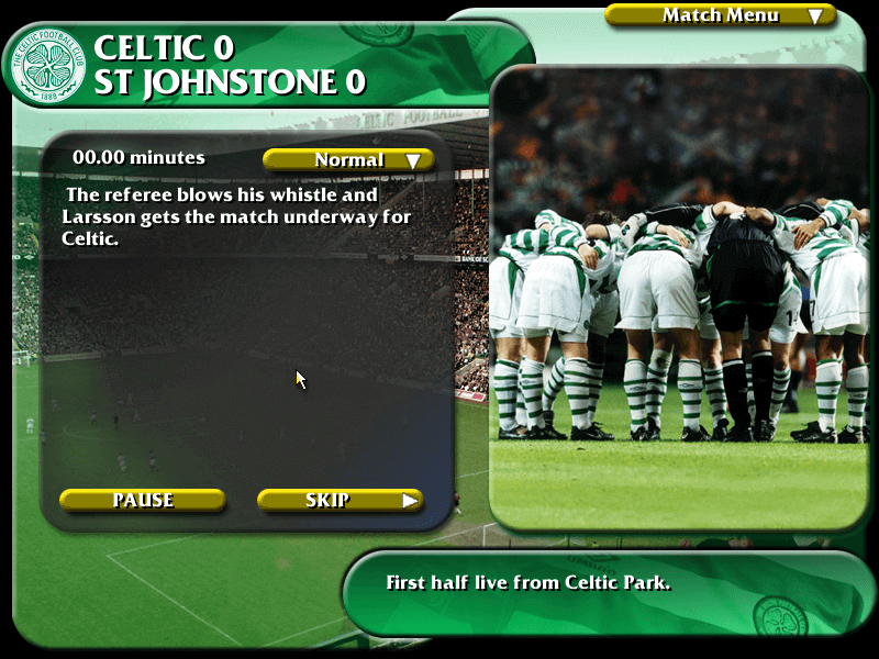 Celtic Football Coach: Season 2001 2002