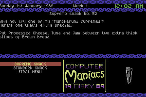 Computer Maniacs 1989 Diary