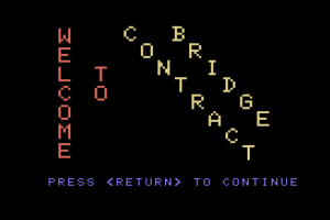 Contract Bridge