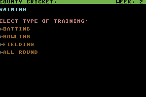 County Cricket