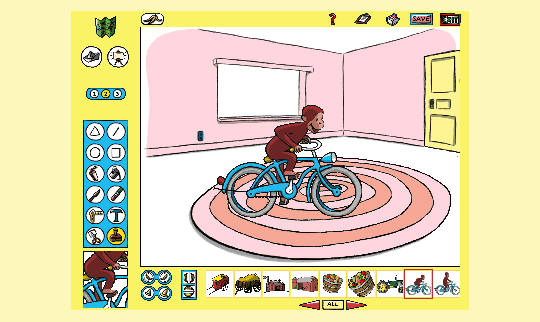 Curious George Paint & Print Studio