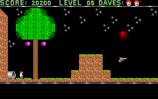 Dangerous Dave in the Deserted Pirate's Hideout!