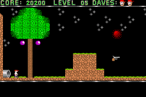 Dangerous Dave in the Deserted Pirate's Hideout!