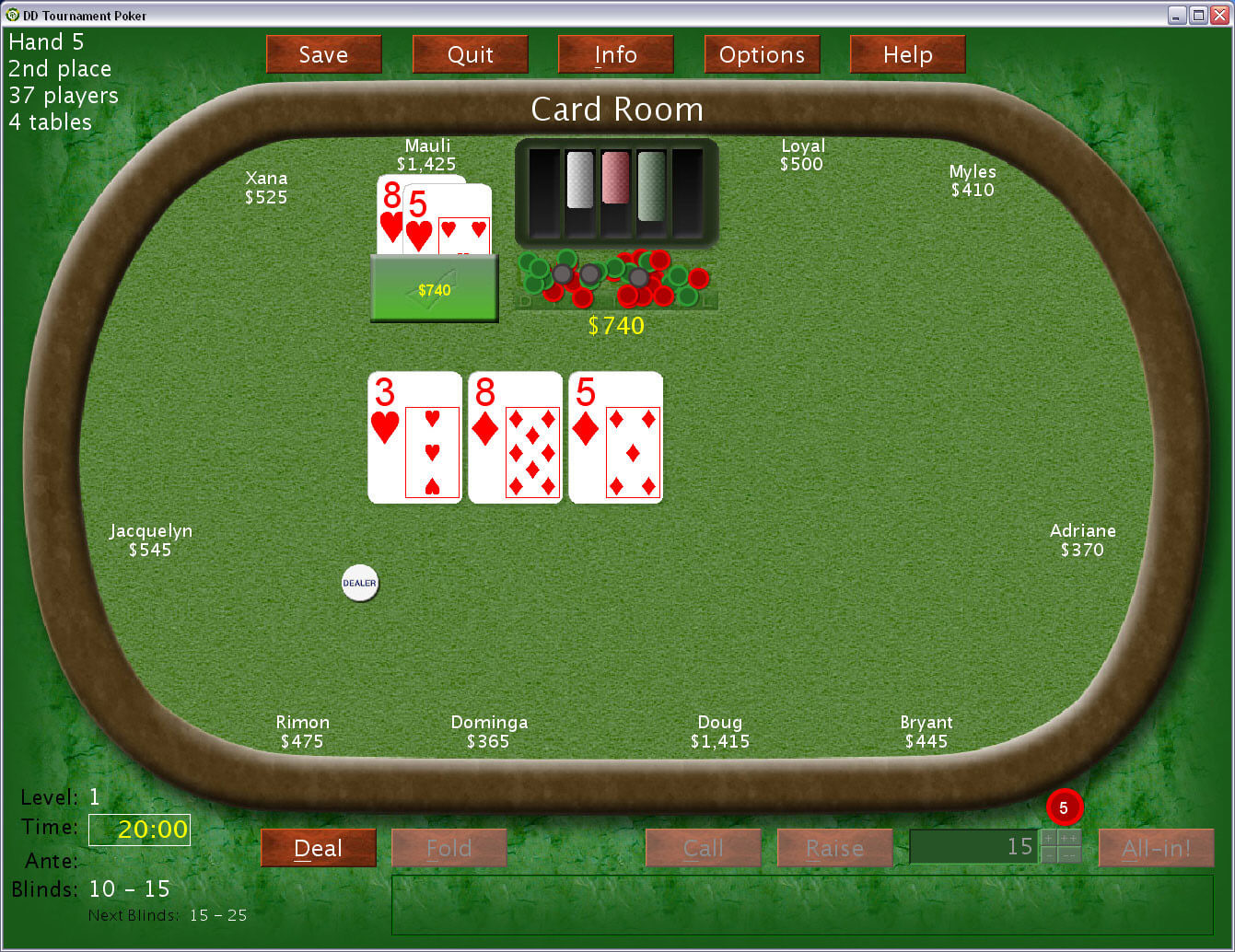 DD Tournament Poker