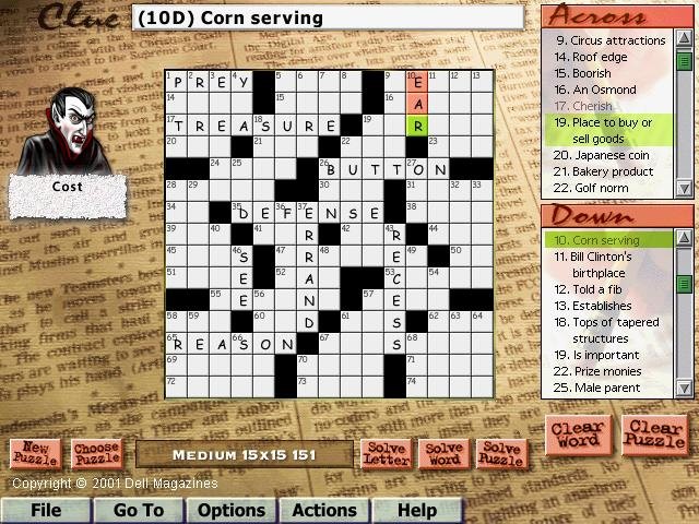 Dell Magazines Crosswords
