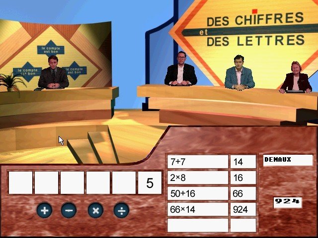 Des Chiffres et des Lettres