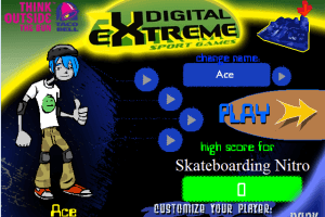 Digital eXtreme Sport Games: Skateboarding Nitro