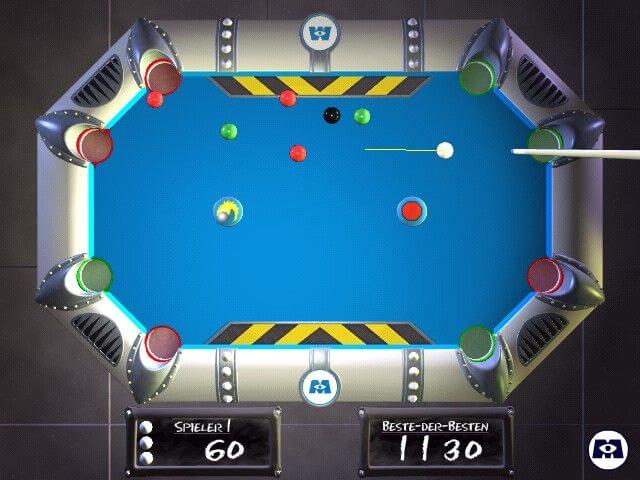 Disney•Pixar's Monsters Inc.: Wreck Room Arcade: Eight Ball Chaos