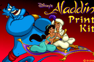 Disney's Aladdin Print Kit