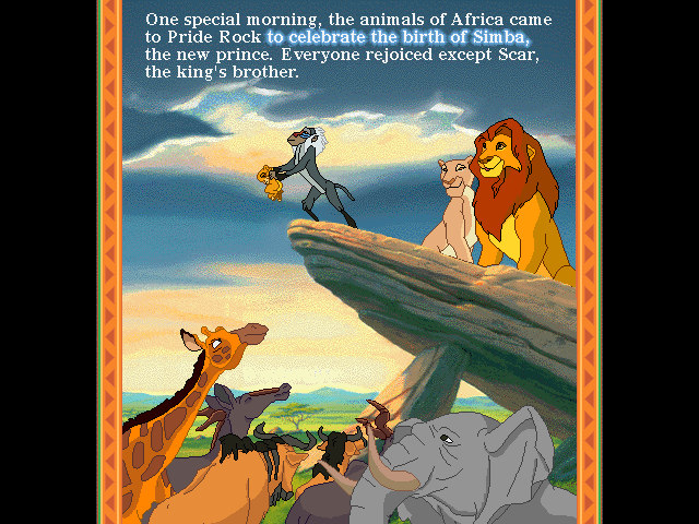 Disney's Animated Storybook: The Lion King