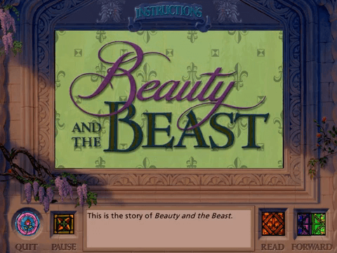 Disney's Beauty and the Beast: Read-Along CD-ROM