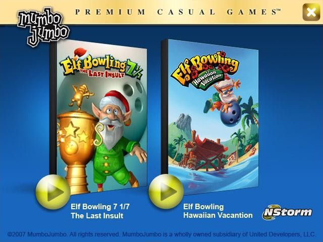 Elf Bowling Holiday Pack