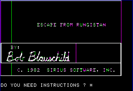 Escape from Rungistan