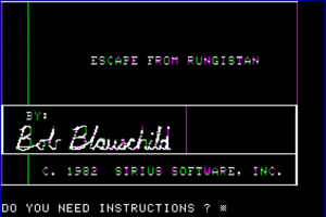 Escape from Rungistan