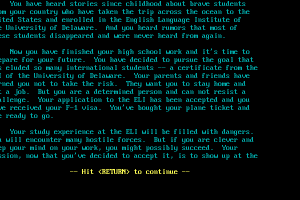 Escape from the ELI