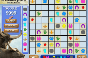 Evan Almighty Animal Sudoku