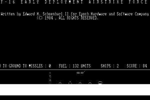 F-16 Early Deployment Airstrike Force