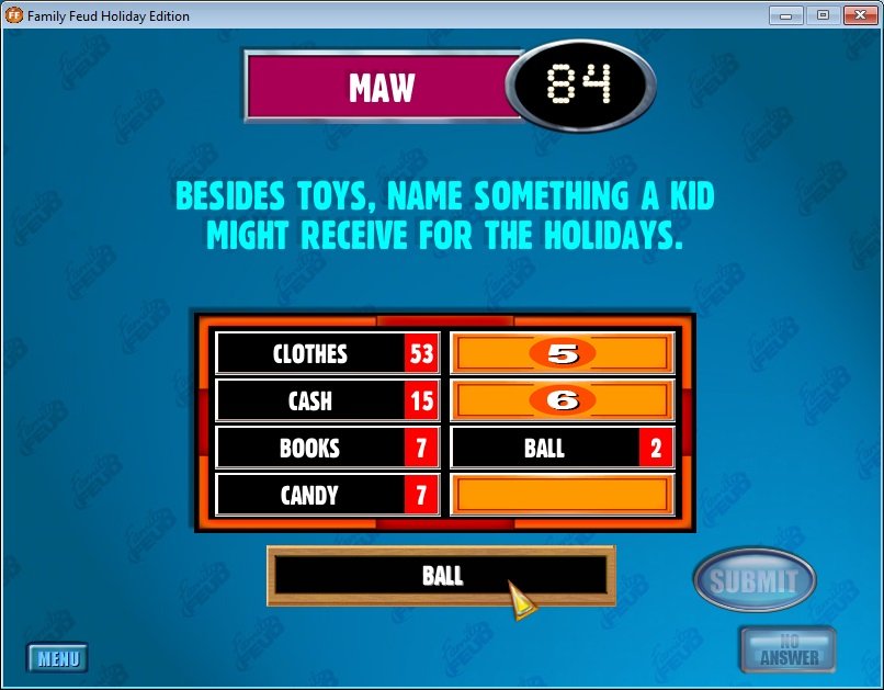 Family Feud: Holiday Edition