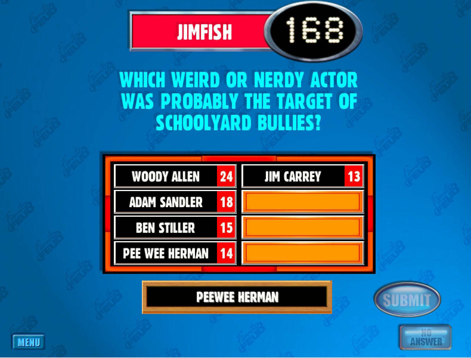 Family Feud: Hollywood Edition