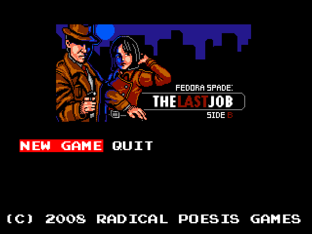 Fedora Spade: The Last Job