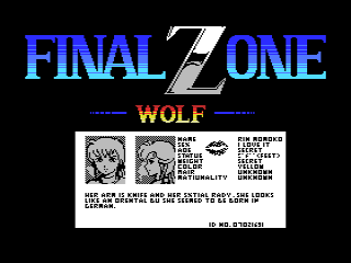 Final Zone Wolf