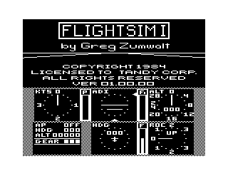 FlightSim I