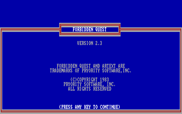 Forbidden Quest