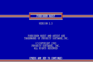 Forbidden Quest