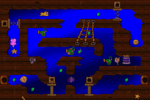 Freddi Fish and Luther's Maze Madness