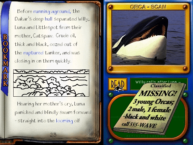 Free Willy 2: The Adventure Home - Interactive Movie Book