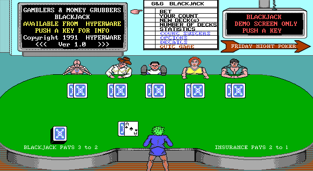 Gamblers And Money Grubbers - Blackjack