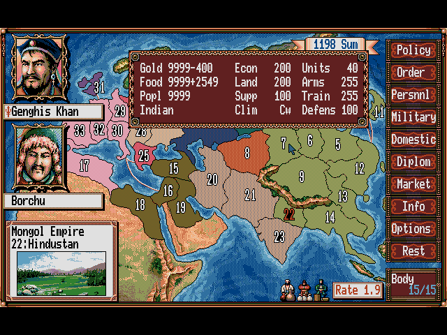 Genghis Khan II: Clan of the Gray Wolf