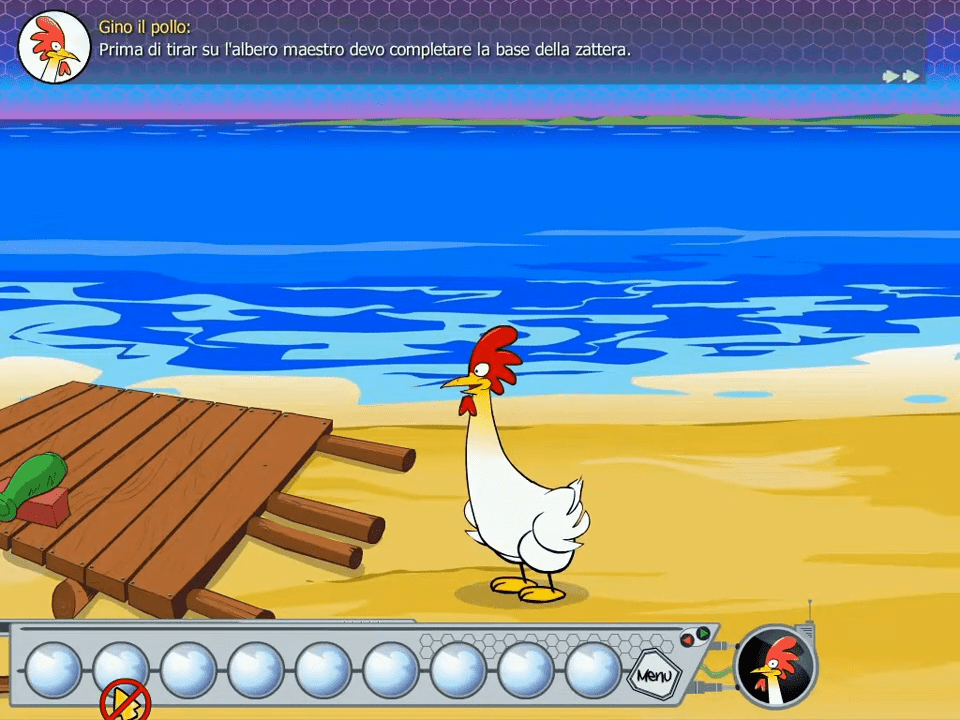 Gino il Pollo: Perso nella rete