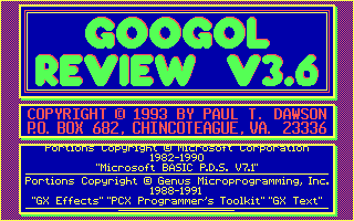 Googol Review